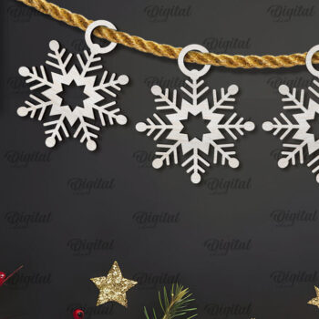 Intra απο ξύλο plywood 3mm-4mm πάχος - Πακέτο κοπής με λέιζερ Χριστουγεννιάτικο Δίσκο Δίασταση 15x15 cm INTRAFABR-107560198 - Image 10