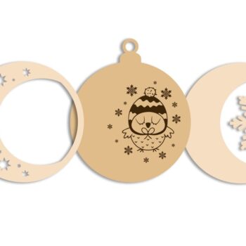 Intra απο ξύλο plywood 3mm-4mm πάχος - ΧΡΙΣΤΟΥΓΕΝΝΙΑΤΙΚΟ Πακέτο παιχνιδιών Σετ 15 Στολίδι Δίασταση 6x4 cm INTRAFABR-40122762 - Image 10