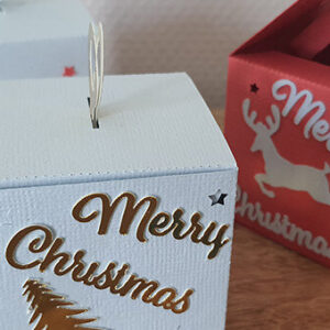 Intra απο ξύλο plywood 3mm-4mm πάχος - Χριστουγεννιάτικο κουτί και στολίδι Δίασταση 6x6 cm INTRAFABR-17430064