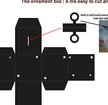 Intra απο ξύλο plywood 3mm-4mm πάχος - Χριστουγεννιάτικο κουτί και στολίδι Δίασταση 6x6 cm INTRAFABR-17430064 - Image 4
