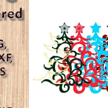Intra απο ξύλο plywood 3mm-4mm πάχος - Χριστουγεννιάτικο δέντρο 3d  Πολυεπίπεδα Αρχεία Δίασταση 270x200 cm INTRAFABR-108908522 - Image 3