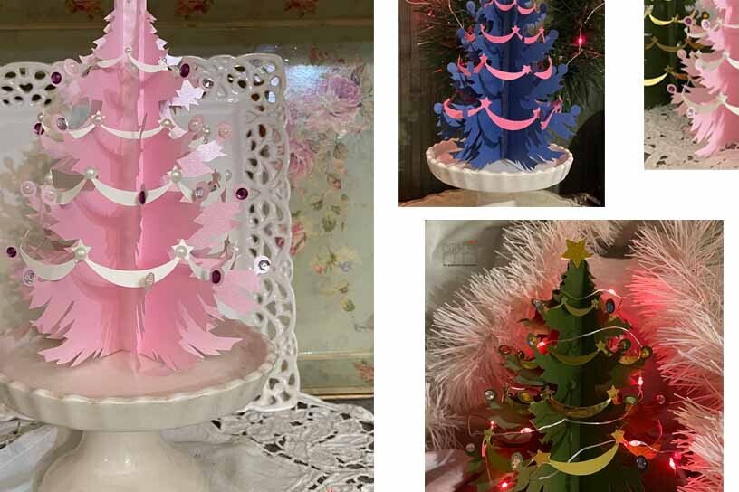 Intra απο ξύλο plywood 3mm-4mm πάχος - Χριστουγεννιάτικο δέντρο Δίασταση 30x20 cm INTRAFABR-109525391