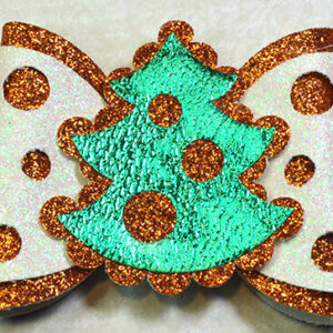 Intra απο ξύλο plywood 3mm-4mm πάχος - Πρότυπο φιόγκων χριστουγεννιάτικων δέντρων Δίασταση 20x20 cm INTRAFABR-16276289