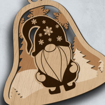 Intra απο ξύλο plywood 3mm-4mm πάχος - Στολίδι Χριστουγεννιάτικου Δέντρου, Ξύλο κοπής Δίασταση 3x4 cm INTRAFABR-83651194 - Image 5