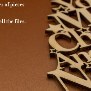 Intra απο ξύλο plywood 3mm-4mm πάχος - Στολισμός Χριστουγεννιάτικου Δέντρου για  Δίασταση 20x20 cm INTRAFABR-53397018 - Image 4