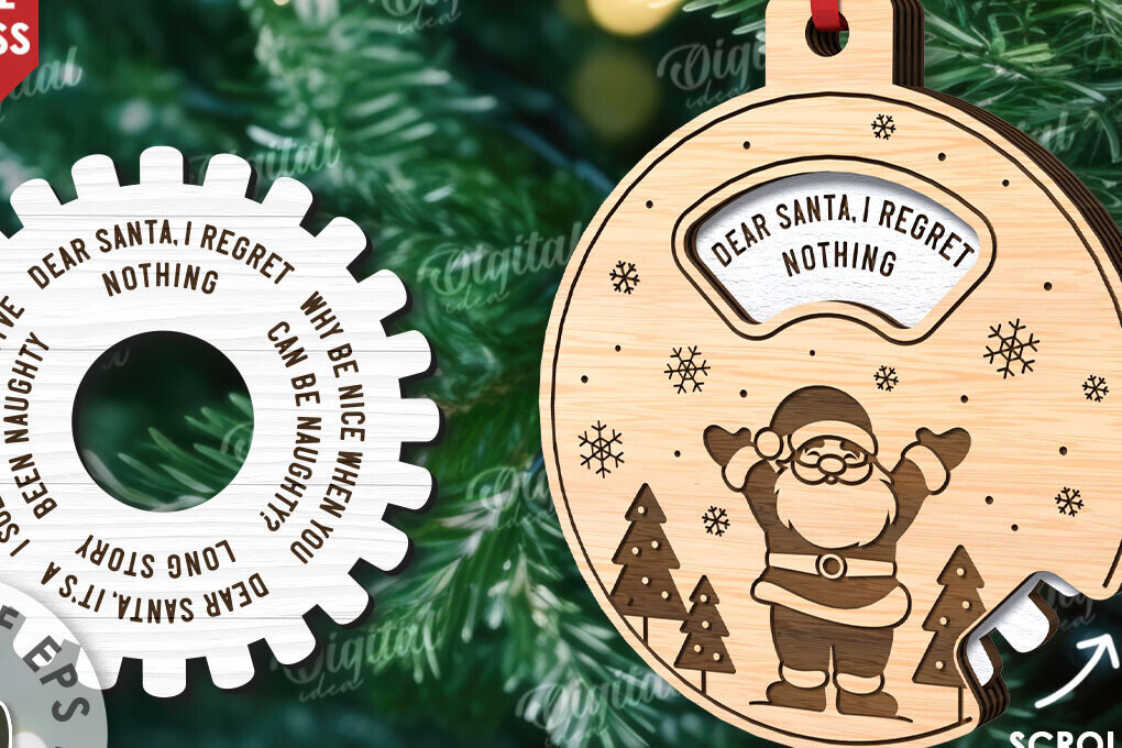 Intra απο ξύλο plywood 3mm-4mm πάχος - Διακόσμηση Χριστουγεννιάτικου Δέντρου  Δίασταση 15x15 cm INTRAFABR-110383509