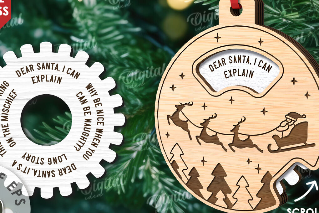 Intra απο ξύλο plywood 3mm-4mm πάχος - Διακόσμηση Χριστουγεννιάτικου Δέντρου  Δίασταση 15x15 cm INTRAFABR-110594031