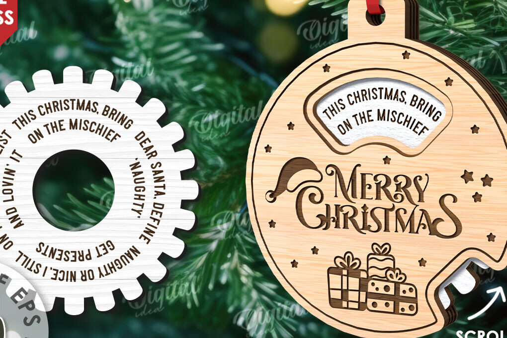 Intra απο ξύλο plywood 3mm-4mm πάχος - Διακόσμηση Χριστουγεννιάτικου Δέντρου  Δίασταση 15x15 cm INTRAFABR-110594061