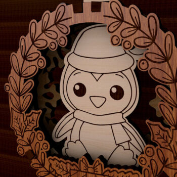 Intra απο ξύλο plywood 3mm-4mm πάχος - διακοσμητικών χριστουγεννιάτικων δέντρων Δίασταση 3x2 cm INTRAFABR-109182965 - Image 2