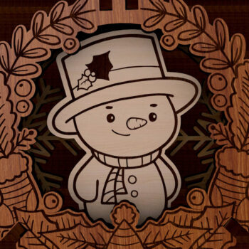 Intra απο ξύλο plywood 3mm-4mm πάχος - διακοσμητικών χριστουγεννιάτικων δέντρων Δίασταση 3x2 cm INTRAFABR-109182965 - Image 4