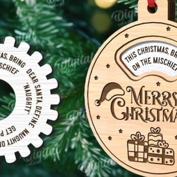 Intra απο ξύλο plywood 3mm-4mm πάχος - Πακέτο κομμένο με λέιζερ διακοσμητικά χριστουγεννιάτικου δέντρου Δίασταση 15x15 cm INTRAFABR-110666241 - Image 14