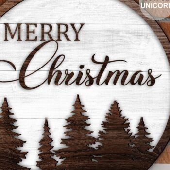 Intra απο ξύλο plywood 3mm-4mm πάχος - Κρεμάστρα πόρτας Χριστουγεννιάτικου Δέντρου Δίασταση 15x15 cm INTRAFABR-34440240 - Image 1