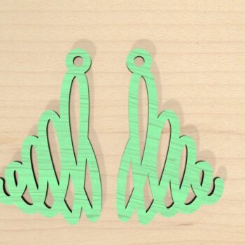 Intra απο ξύλο plywood 3mm-4mm πάχος - Χριστουγεννιάτικα σκουλαρίκια ή στολίδια Δίασταση 3x3 cm INTRAFABR-85886530 - Image 5