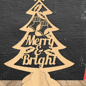 Intra απο ξύλο plywood 3mm-4mm πάχος - Διακόσμηση Χριστουγεννιάτικου Δέντρου Cut Laser  Δίασταση 20x20 cm INTRAFABR-112296059 - Image 1