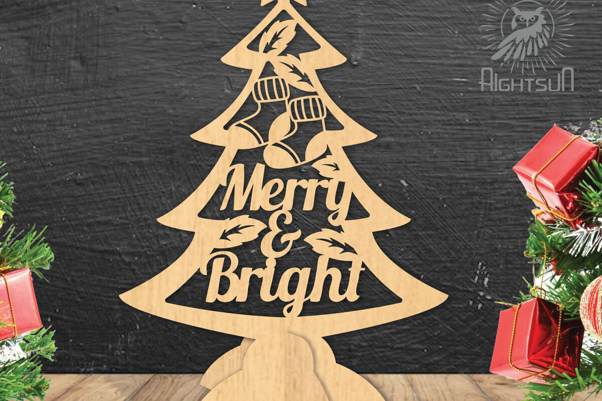 Intra απο ξύλο plywood 3mm-4mm πάχος - Διακόσμηση Χριστουγεννιάτικου Δέντρου Cut Laser  Δίασταση 20x20 cm INTRAFABR-112296059