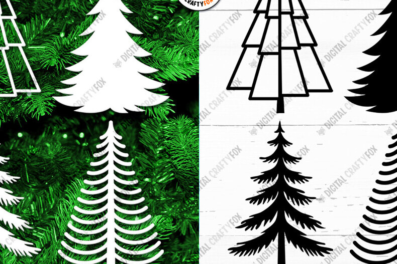 Intra απο ξύλο plywood 3mm-4mm πάχος - Χριστουγεννιάτικο Δέντρο Κόψιμο με Λέιζερ  Δίασταση 3600x3600 cm INTRAFABR-87109749