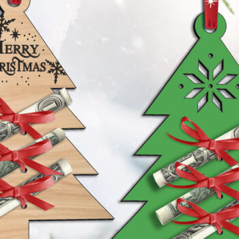 Intra απο ξύλο plywood 3mm-4mm πάχος - Στολίδι για χριστουγεννιάτικο δέντρο  Δίασταση 6x6 cm INTRAFABR-107115366 - Image 1