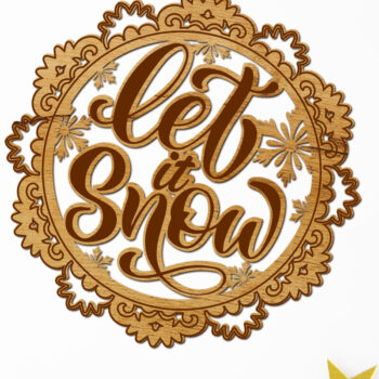 Intra απο ξύλο plywood 3mm-4mm πάχος - κομμένο στολίδι Χριστουγεννιάτικου Δέντρου Δίασταση 6x4 cm INTRAFABR-109646088 - Image 1