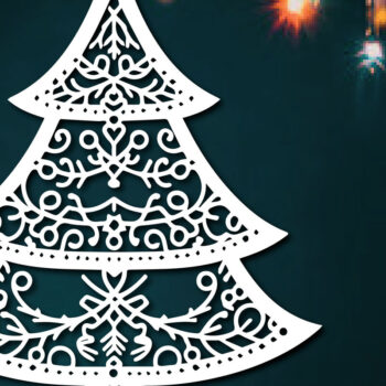 Intra απο ξύλο plywood 3mm-4mm πάχος - Πακέτο υ κομμένο στολίδι Χριστουγεννιάτικου δέντρου Δίασταση 6x6 cm INTRAFABR-110512423 - Image 4