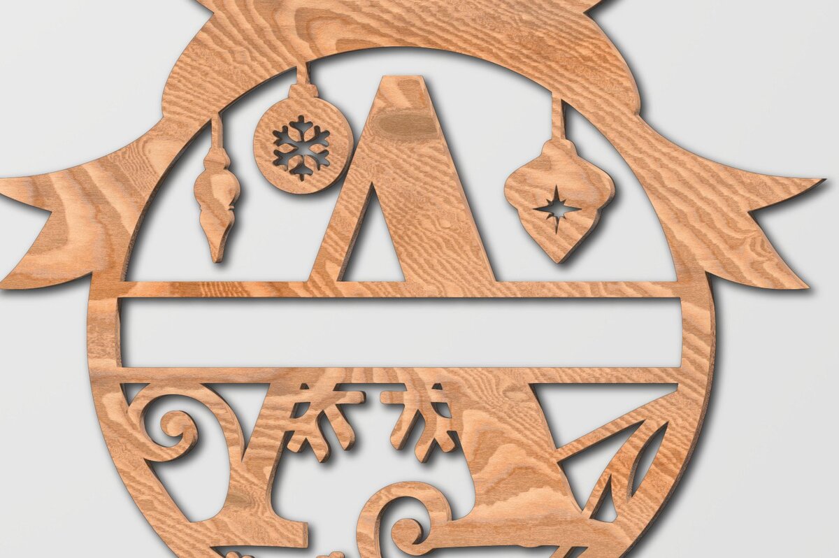 Intra απο ξύλο plywood 3mm-4mm πάχος - Χριστουγεννιάτικο Δέντρο Στολίδι Γραμματοσειρά "a"  Δίασταση 6x6 cm INTRAFABR-38779394