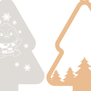 Intra απο ξύλο plywood 3mm-4mm πάχος - Στολίδι Χριστουγεννιάτικου Δέντρου, Διακόσμηση σπιτιού Δίασταση 5x3 cm INTRAFABR-81932180 - Image 5