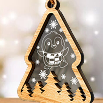 Intra απο ξύλο plywood 3mm-4mm πάχος - Στολίδι Χριστουγεννιάτικου Δέντρου, Διακόσμηση σπιτιού Δίασταση 5x3 cm INTRAFABR-81932180 - Image 6