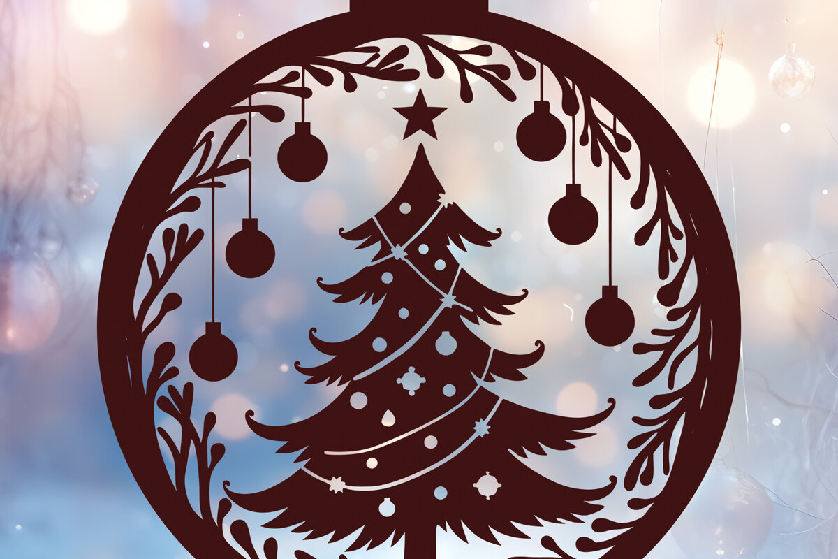 Intra απο ξύλο plywood 3mm-4mm πάχος - Στολίδι Χριστουγεννιάτικου Δέντρου  46 Δίασταση 6x6 cm INTRAFABR-116580638