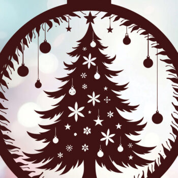 Intra απο ξύλο plywood 3mm-4mm πάχος - Στολίδι Χριστουγεννιάτικου Δέντρου  49 Δίασταση 6x6 cm INTRAFABR-116699682 - Image 3