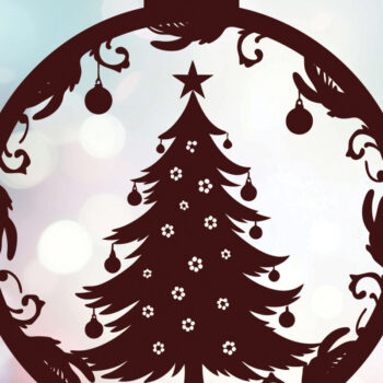 Intra απο ξύλο plywood 3mm-4mm πάχος - Στολίδι Χριστουγεννιάτικου Δέντρου Cut Laser 52 Δίασταση 6x6 cm INTRAFABR-116904424 - Image 1