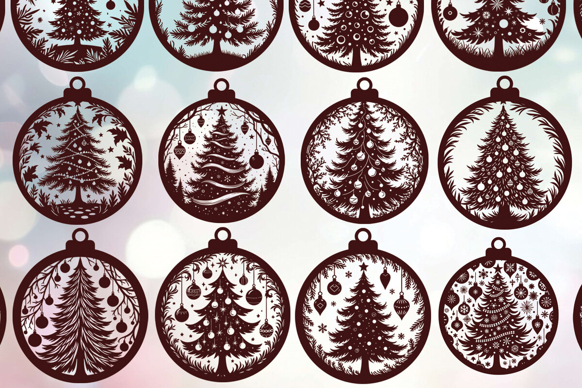 Intra απο ξύλο plywood 3mm-4mm πάχος - Δέσμη κοπής με λέιζερ στολίδι Χριστουγεννιάτικου Δέντρου Δίασταση 6x6 cm INTRAFABR-108192457