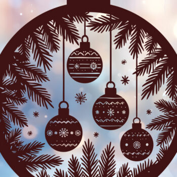 Intra απο ξύλο plywood 3mm-4mm πάχος - Δέσμη κοπής με λέιζερ στολίδι Χριστουγεννιάτικου Δέντρου Δίασταση 6x6 cm INTRAFABR-108193383 - Image 8