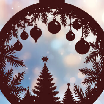 Intra απο ξύλο plywood 3mm-4mm πάχος - Δέσμη κοπής με λέιζερ στολίδι Χριστουγεννιάτικου Δέντρου Δίασταση 6x6 cm INTRAFABR-108193383 - Image 9