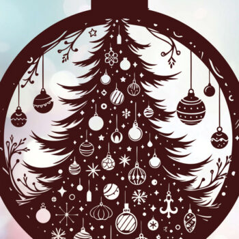 Intra απο ξύλο plywood 3mm-4mm πάχος - Δέσμη κοπής με λέιζερ στολίδι Χριστουγεννιάτικου Δέντρου Δίασταση 6x6 cm INTRAFABR-108193383 - Image 10