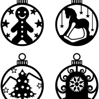 Intra απο ξύλο plywood 3mm-4mm πάχος - Δέσμη κοπής με λέιζερ στολίδι Χριστουγεννιάτικου Δέντρου Δίασταση 6x6 cm INTRAFABR-48638733 - Image 2