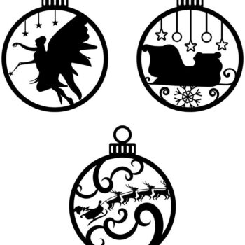 Intra απο ξύλο plywood 3mm-4mm πάχος - Δέσμη κοπής με λέιζερ στολίδι Χριστουγεννιάτικου Δέντρου Δίασταση 6x6 cm INTRAFABR-48638733 - Image 3