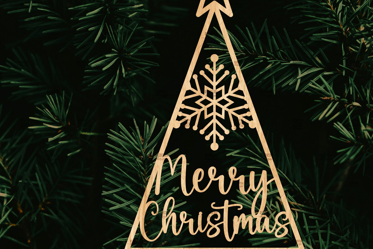 Intra απο ξύλο plywood 3mm-4mm πάχος - Στολίδι Χριστουγεννιάτικου Δέντρου με Laser Cut  Δίασταση 6x6 cm INTRAFABR-106128989