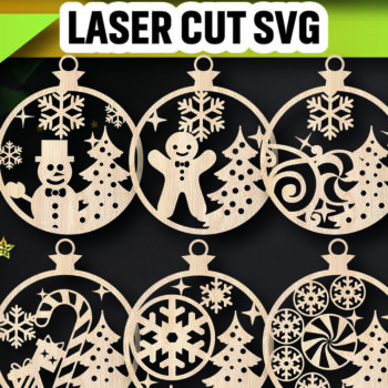 Intra απο ξύλο plywood 3mm-4mm πάχος - δέσμης στολιδιών χριστουγεννιάτικων δέντρων Δίασταση 6x6 cm INTRAFABR-104936213 - Image 1