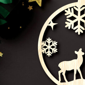 Intra απο ξύλο plywood 3mm-4mm πάχος - δέσμης στολιδιών χριστουγεννιάτικων δέντρων Δίασταση 6x6 cm INTRAFABR-104936213 - Image 8