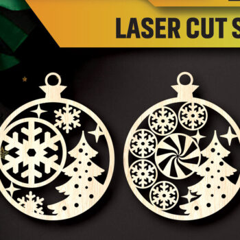 Intra απο ξύλο plywood 3mm-4mm πάχος -   δέσμης στολιδιών χριστουγεννιάτικων δέντρων Δίασταση 6x6 cm INTRAFABR-104934940 - Image 1