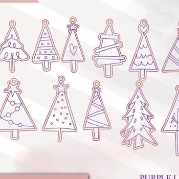 Intra απο ξύλο plywood 3mm-4mm πάχος - Χριστουγεννιάτικα στολίδια για το DiY Craft Kit Δίασταση 6x6 cm INTRAFABR-75550667 - Image 2