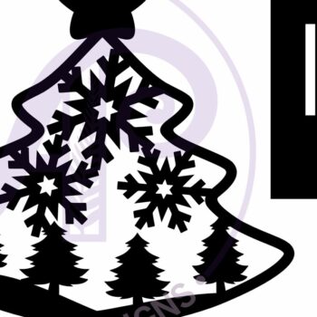 Intra απο ξύλο plywood 3mm-4mm πάχος - Στάση Χριστουγεννιάτικου Δέντρου,  κοπής με λέιζερ Δίασταση 30x20 cm INTRAFABR-104518462 - Image 3