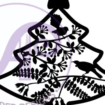 Intra απο ξύλο plywood 3mm-4mm πάχος - Στάση χριστουγεννιάτικου δέντρου New Zealand Birds Δίασταση 30x20 cm INTRAFABR-68416310 - Image 3