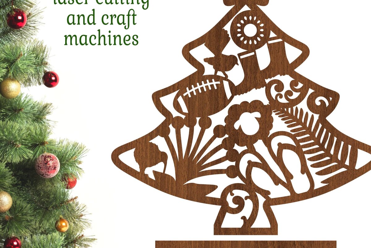 Intra απο ξύλο plywood 3mm-4mm πάχος - Στάση Χριστουγεννιάτικου Δέντρου, Θέμα Νέας Ζηλανδίας Δίασταση 30x20 cm INTRAFABR-76492322