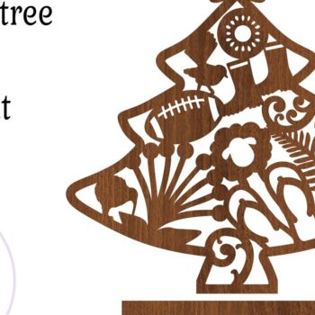 Intra απο ξύλο plywood 3mm-4mm πάχος - Στάση Χριστουγεννιάτικου Δέντρου, Θέμα Νέας Ζηλανδίας Δίασταση 30x20 cm INTRAFABR-76492322 - Image 2