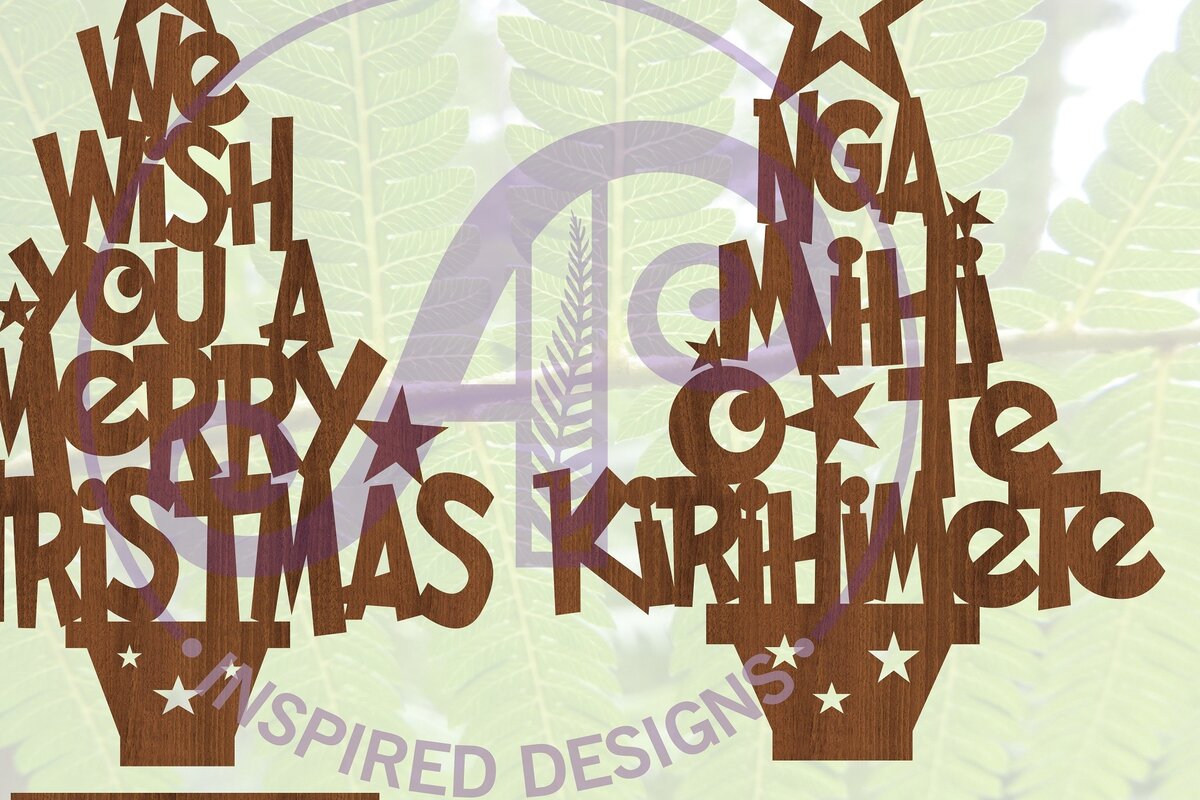 Intra απο ξύλο plywood 3mm-4mm πάχος - Βάσεις Χριστουγεννιάτικων Δέντρων  Cut Files Δίασταση 30x20 cm INTRAFABR-68416841