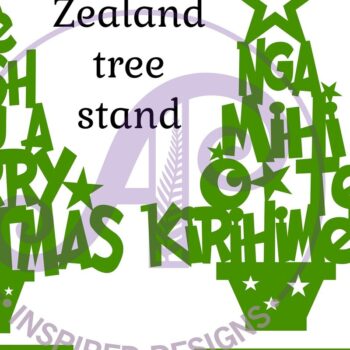 Intra απο ξύλο plywood 3mm-4mm πάχος - Βάσεις Χριστουγεννιάτικων Δέντρων  Cut Files Δίασταση 30x20 cm INTRAFABR-68416841 - Image 2