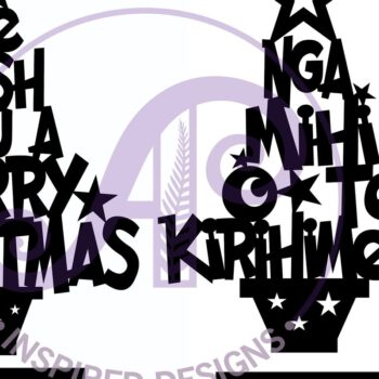 Intra απο ξύλο plywood 3mm-4mm πάχος - Βάσεις Χριστουγεννιάτικων Δέντρων  Cut Files Δίασταση 30x20 cm INTRAFABR-68416841 - Image 3