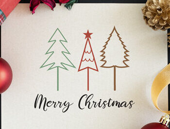 Intra απο ξύλο plywood 3mm-4mm πάχος - Πακέτο σχεδίασης Χριστουγεννιάτικου Δέντρου  Δίασταση 20x25 cm INTRAFABR-46921908 - Image 4