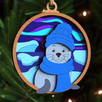 Intra απο ξύλο plywood 3mm-4mm πάχος - Παιχνίδι Χριστουγεννιάτικου Δέντρου | Διακοσμήσεις διακοπών Δίασταση 15x15 cm INTRAFABR-109883602 - Image 1