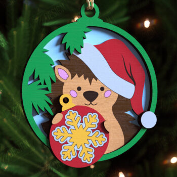 Intra απο ξύλο plywood 3mm-4mm πάχος - Παιχνίδι Χριστουγεννιάτικου Δέντρου | Διακοσμήσεις διακοπών Δίασταση 15x15 cm INTRAFABR-109883573 - Image 1